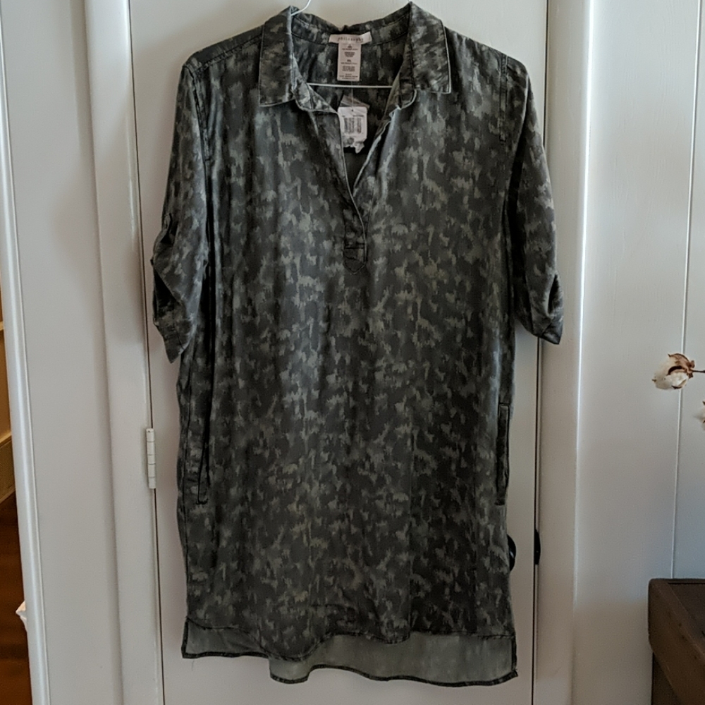 Modern Camo print dress, with tags